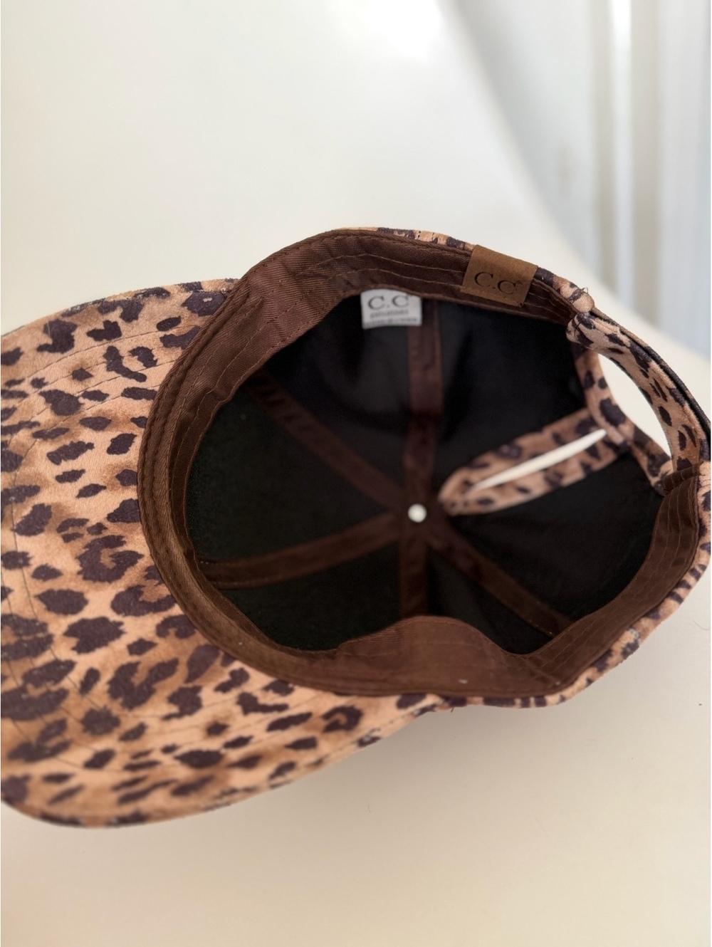 C.C leopard print baseball cap - Picture 3 of 6